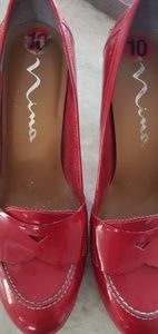 Mia Red patent leather shoes